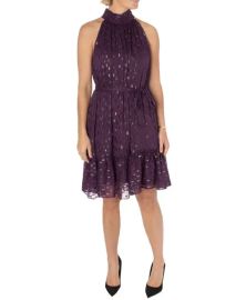 Taylor Dresses Halter Tie Front Dress Lord amp Taylor at Lord & Taylor